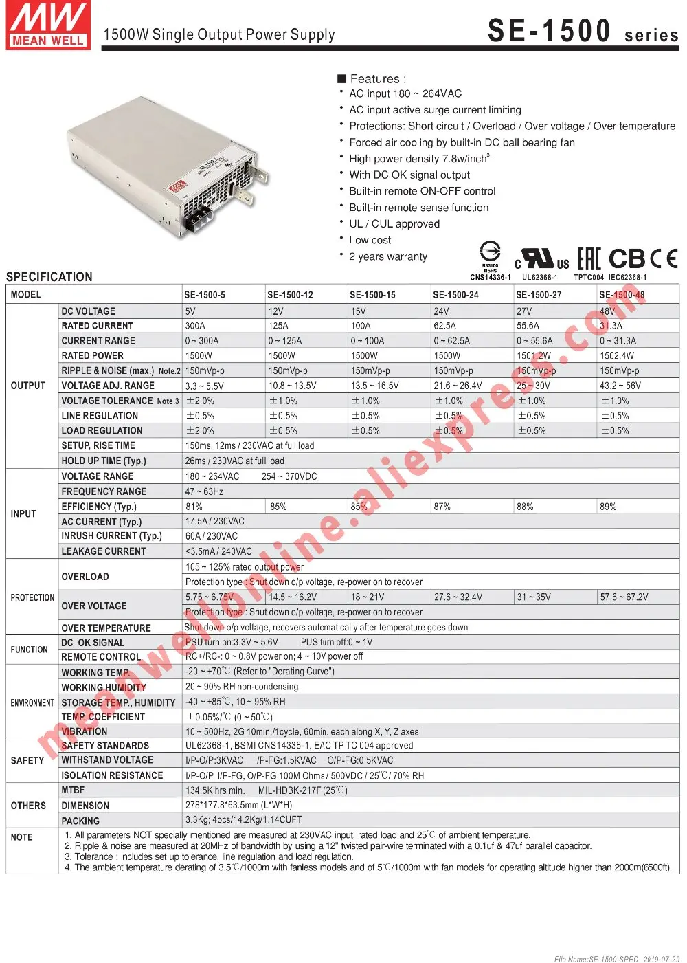 SE-1500-SPEC-1