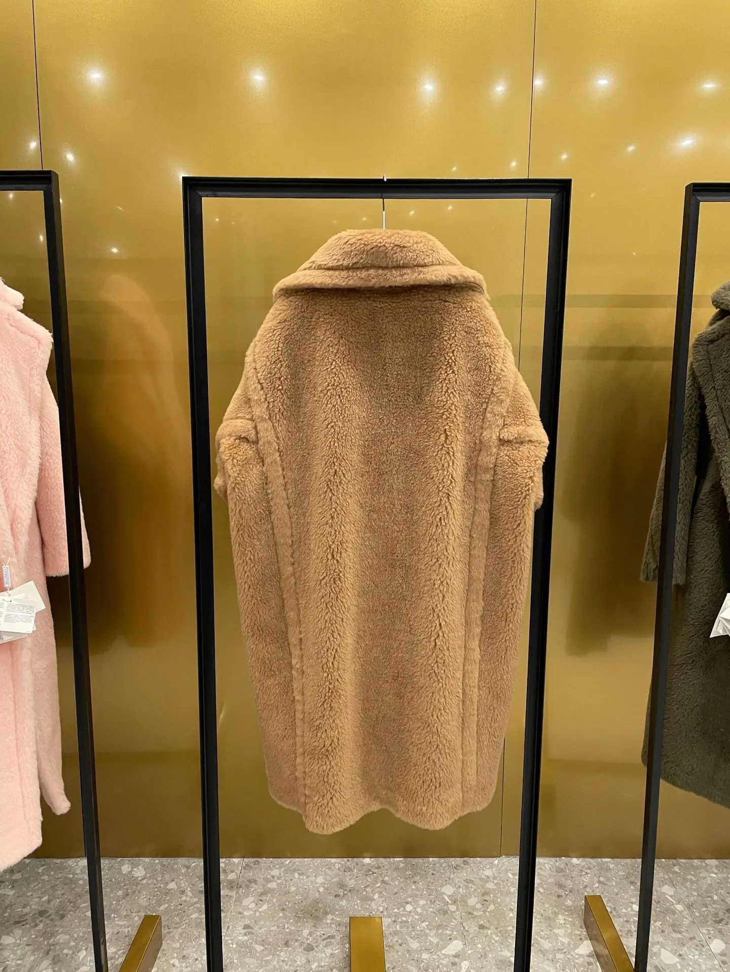 Teddy Bear Coat Fur Coat Teddy Alpaca Profile Wool Female Same paragraph Correct Version Real Fur Coat Outwear