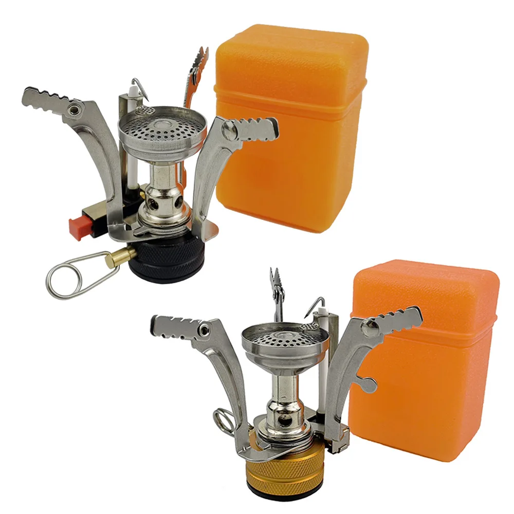 

2020 New Mini Camping Stoves Folding Outdoor Gas Stove Portable Furnace Cooking Picnic Split Stoves Cooker Burners X429D