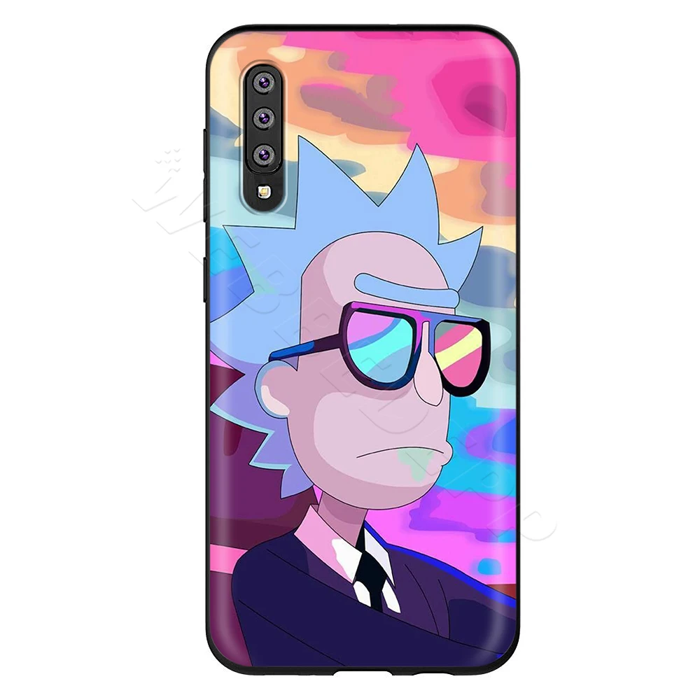 Webbedepp Рикки художественный чехол для samsung Galaxy S7 S8 S9 S10 Edge Plus Note 10 8 9 A10 A20 A30 A40 A50 A60 A70 - Цвет: 1