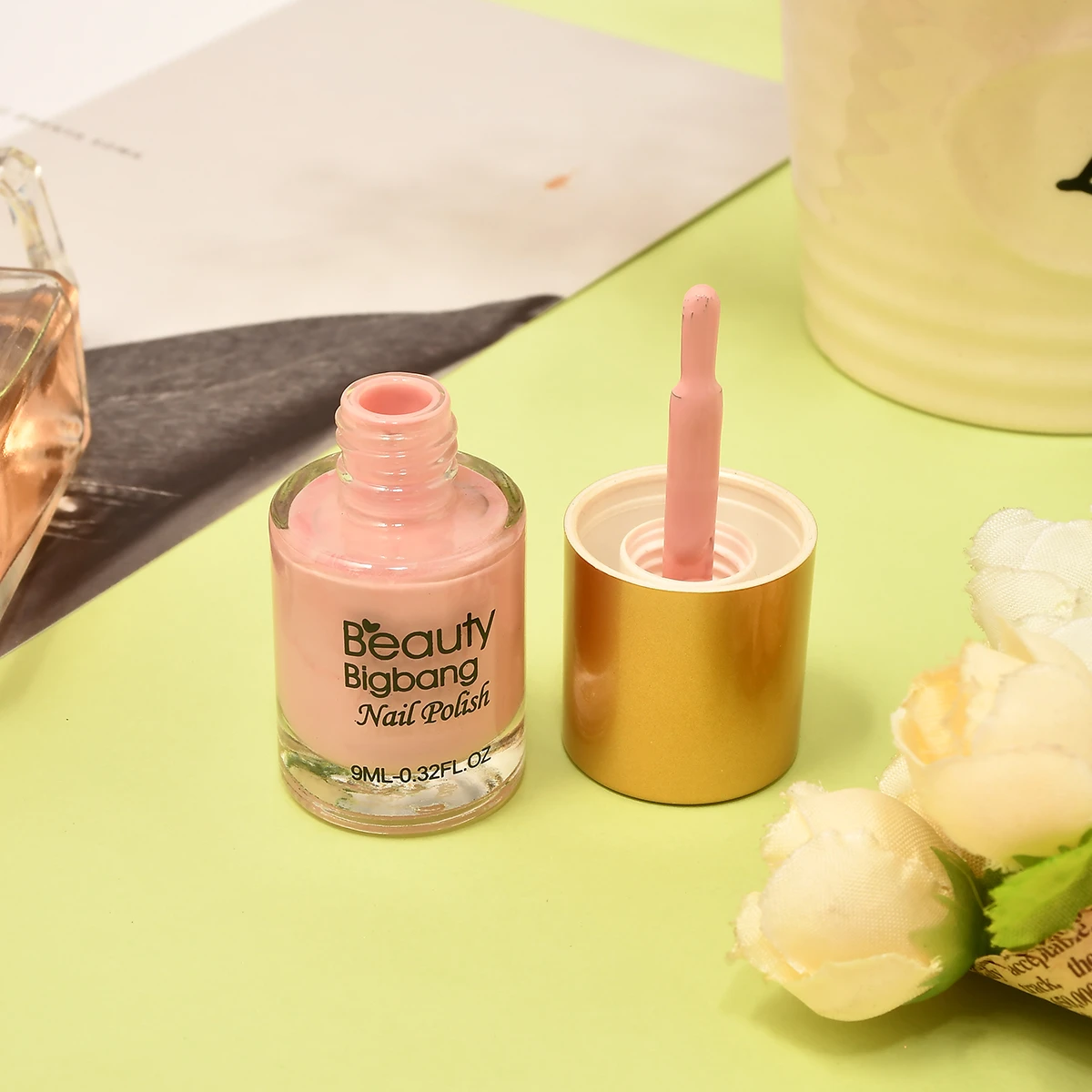 BeautyBigBang черный белый цвет лак для ногтей 9 мл сладкий розовый цвет голографический лак для ногтей Быстросохнущий лак для ногтей nagellak