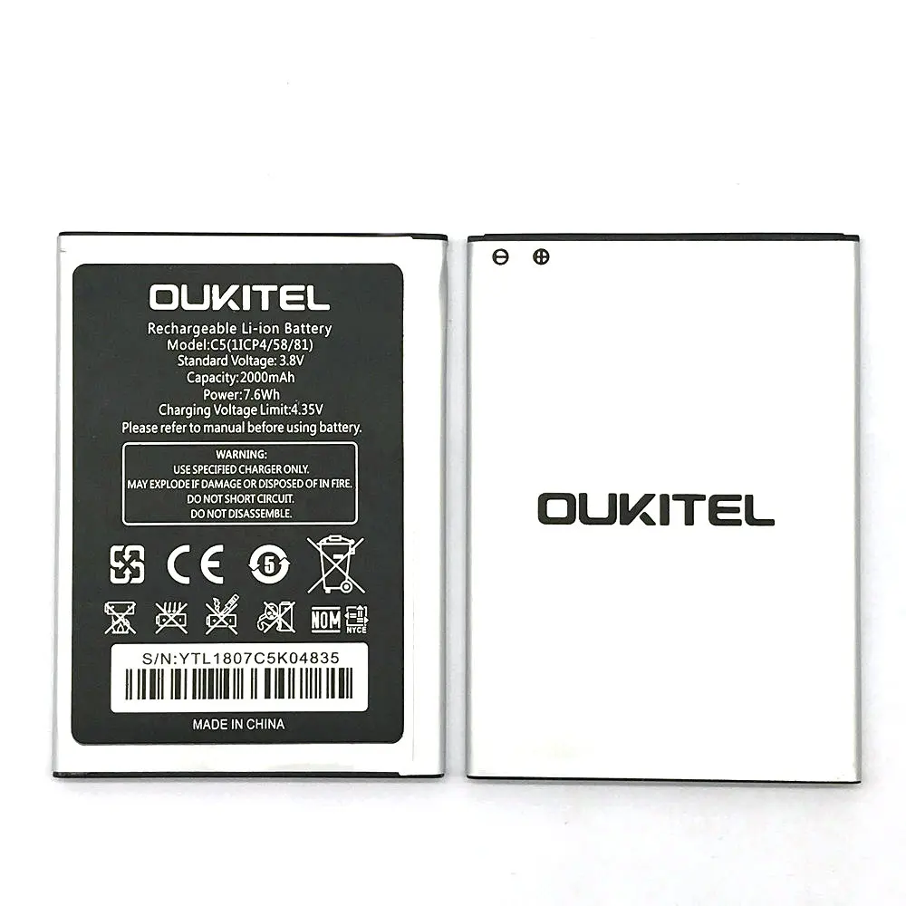 1 шт. новый высококачественный аккумулятор Oukitel C5 для мобильный телефон + трек