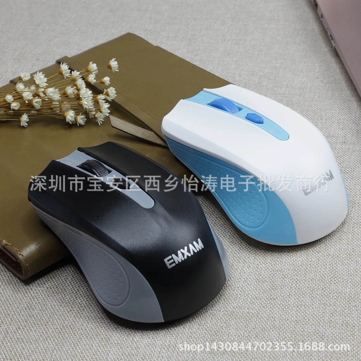 

Emxam M1w Smart Power-Saving Wireless Mouse Laptop Desktop Computer 2.4G Wireless Mouse