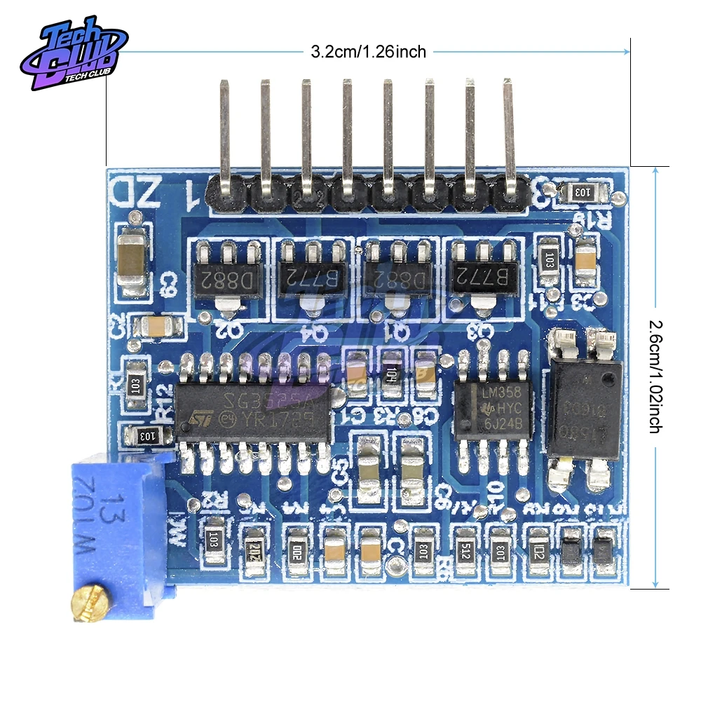 SG3525 LM358 плата драйвера преобразователя 12 V-24 V смеситель предусилитель приводной модуль с регулируемой частотой 1A