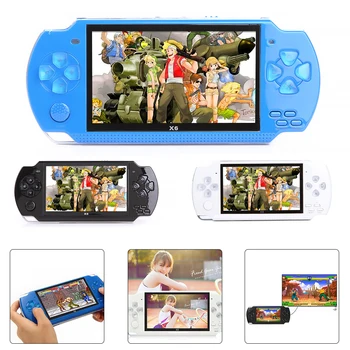 

X6 New Handheld Version Of 8G Memory Handheld Game Console 4.3inch Screen Portable Children Retro Game Players For Kids Gift