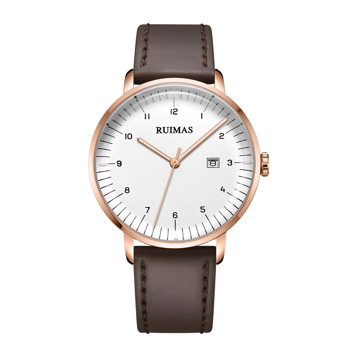 Мужские часы 2019 Топ бренд Ruimas Relojes Para Hombre кварцевые винтажные Классические
