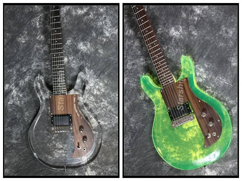 

T-ED3 LED Light 6string armstrong electric guitar ,one humbucker bolt