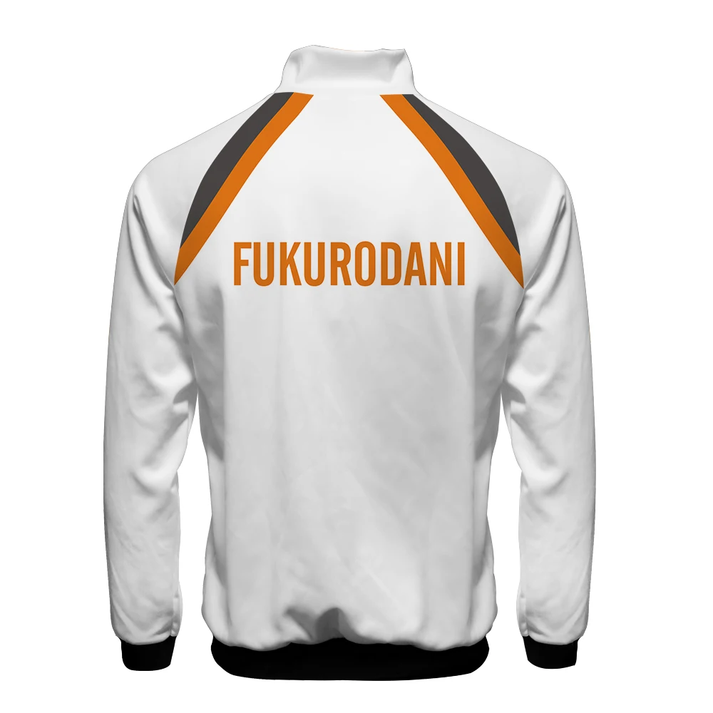 Haikyuu  Loose Casual Warm zipper Sweatshirt and