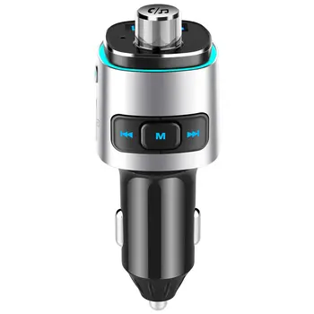 

VANJEW Universal FM Transmitter Adapter Music Handsfree AUX Stereo Bluetooth Receiver USB Charger BC42 MP3 Electronics Car