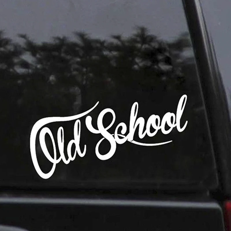 Старая школьная Автомобильная наклейка авто евро виниловые Oldstyle винтажные