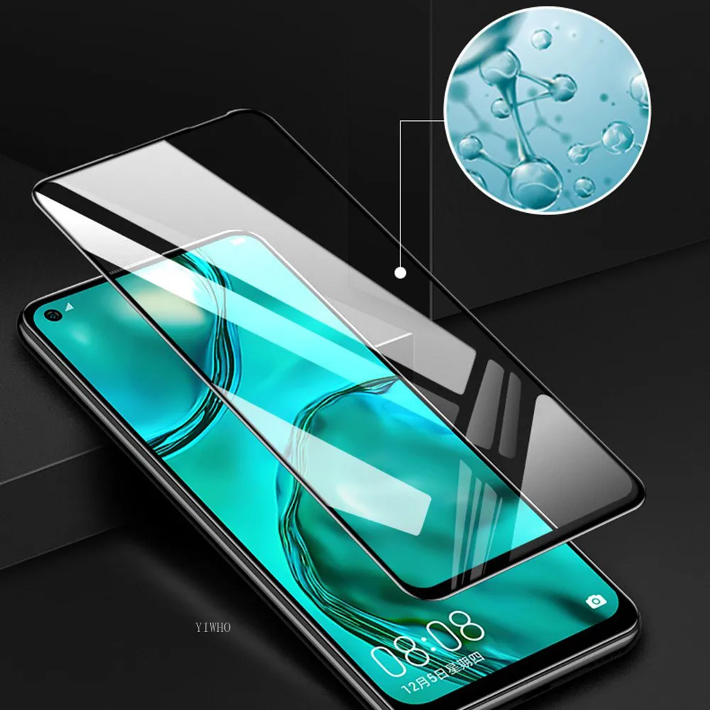 2 в 1 Защитное стекло для Huawei P40 Pro Lite E P40Pro защита экрана HD объектив камеры