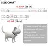 Customize Personalized ID Cat Collar Safety Breakaway Small Dog Engraving Cute Nylon Adjustable for Puppy Kittens Necklace 2