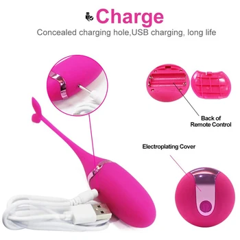 Wearable Panty Vibrator with Wireless Remote Control 10 Vibration Modes Medical Silicone Waterproof Invisible Stimulator Sex Toy 2