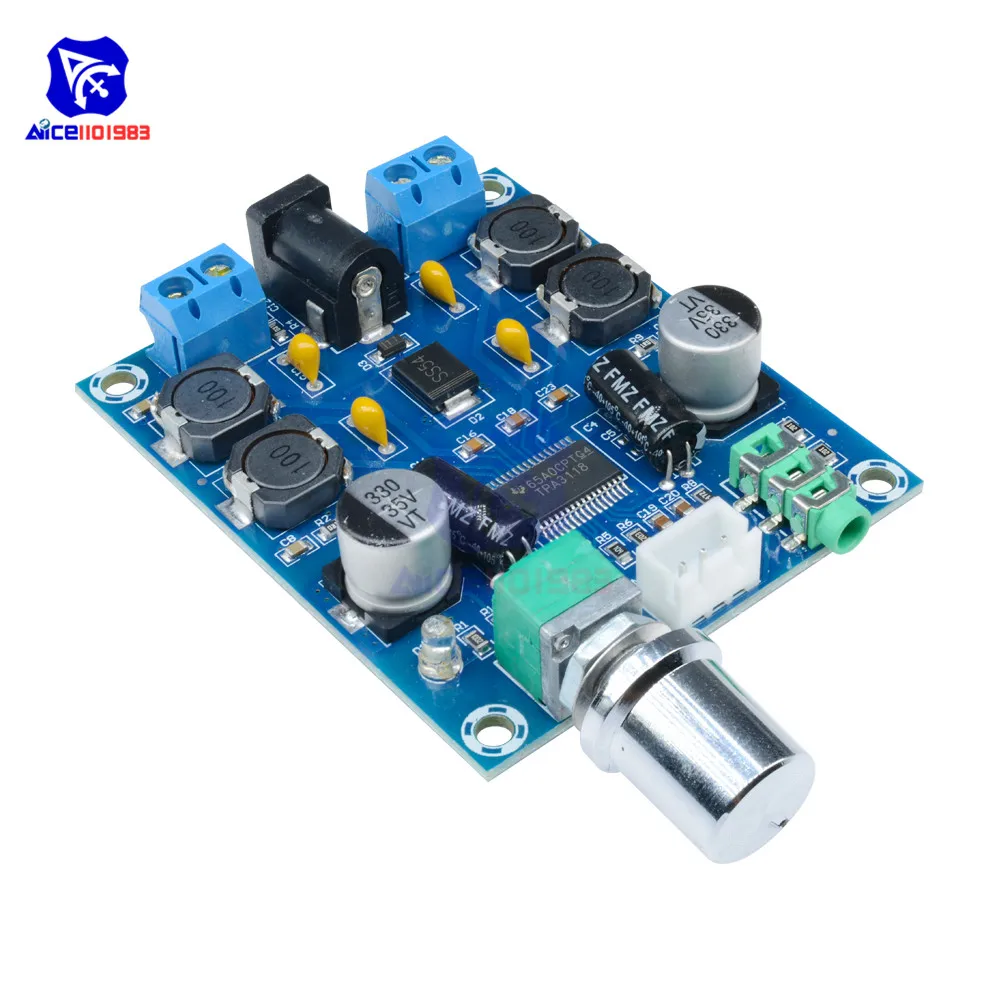 Diymore TPA3118D2 Stereo Amplificatore di Potenza Modulo DC 12V 24V 28V A Doppio Canale 45W * 2 Dig