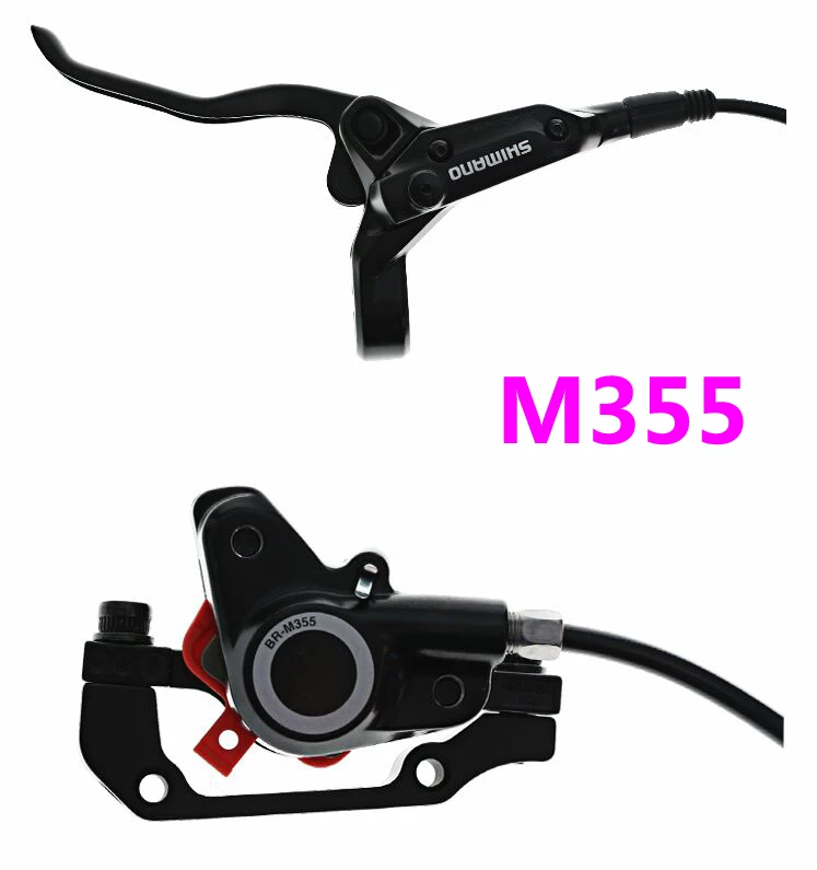 Гидравлический тормоз Shimano M355 для велосипедов MTB велосипедный дисковый зажим