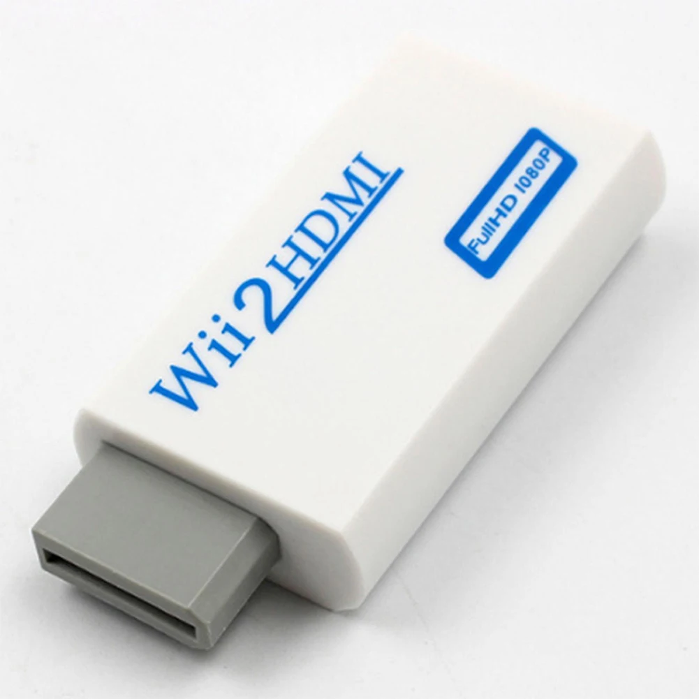 HDMI конвертер Поддержка FullHD 720P 1080P 3,5 мм аудио для wii 2HDMI адаптер преобразования