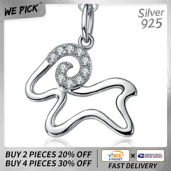 

S925 Sterling Silver Pendant Necklace 2020 Women Natal Year Zodiac Sheep Shape Female Elegant Anniversary Animal Luxury Jewelry