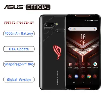 Перейти на Алиэкспресс и купить ASUS ROG Phone ZS600KL глобальная версия смартфона 8 Гб RAM 128/512 ROM Snapdragon™845 NFC Android 8,1 OTA обновление 4000 мАч