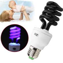 Lamp 20W Ultraviolet Sterilize Fluorescent E27 Light Bulb Small Screw 220V UV Blacklight
