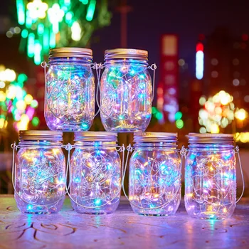 

LED Courtyard Balcony Balcony Creative Decorative Lights INS Small Night Lamp Copper Wire Colorful Lights christmas