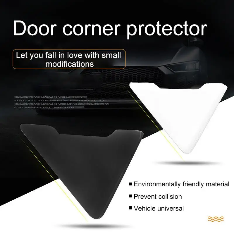 2Pcs Silicone Car Door Corner Cover Bumper Crash Scratch Protector Anti-Scratch Car-styling Protection Auto Care Tool | Автомобили и