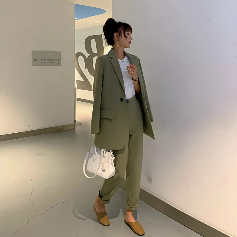

2020 New Style Autumn Small Suit WOMEN'S Suit Korean-style Loose-Fit Slimming Versitile Fashion Coat CHIC Self-Made Suit