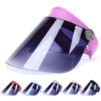 

1PC Washable Adjustable Protective Hat Anti-foam Spit Cap UV Protection Sun Visor Full Face Cover Mask Windproof Face Shield