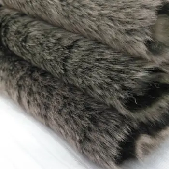 

Faux fur 20mm two-tone imitation rabbit fur super soft faded white coat fur plush fabric