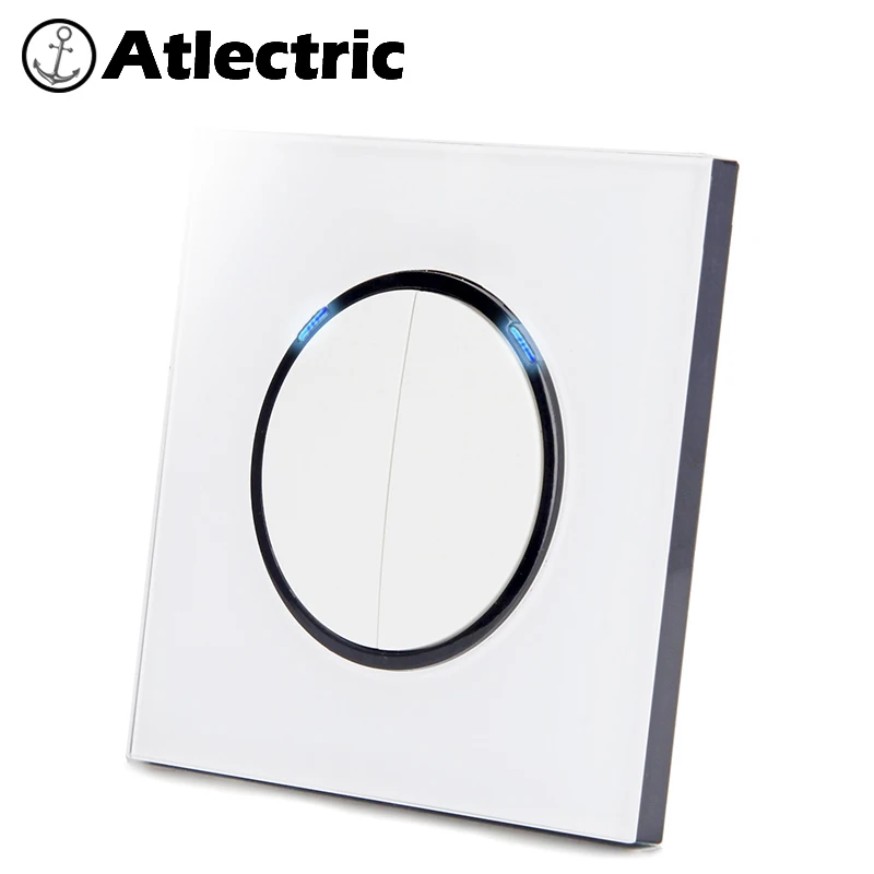 Atlectric 1 2 3 4 Gang сторонний Домашний Светильник питания кнопка включения/выключения