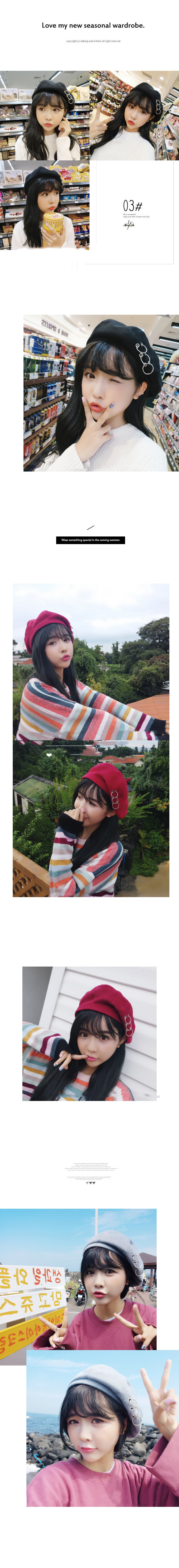Корейский стиль стиль Ulzzang крутое кольцо художника Кепка железный обруч берет Женская осень и зима ретро Британский корейский стиль