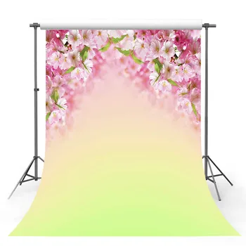 

TAIBO Vinyl Background Photography Flowers and Pink Background Spring Scenery Photo Studio Backdrop Photocall