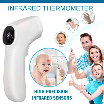 

In stock！Fast delivery Forehead Thermometer Non-contact Digital Infrared Body Temporal Thermometer Household Drop Shipping