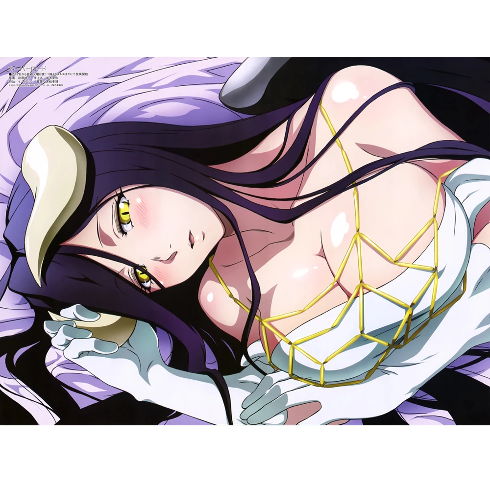 ホットアニメキャラクターセクシーガールalbedoソフト毛布 Blankets Aliexpress