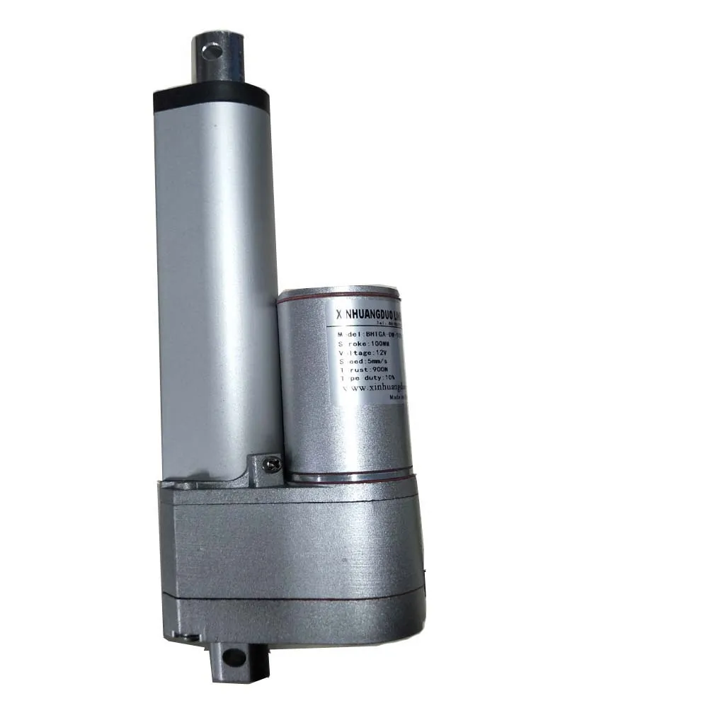 Curso 12v 24v dc com Potenciômetro Feedback Atuador Linear Motor Linear Potenciômetro 200 300 400 600 700 900n 200 mm