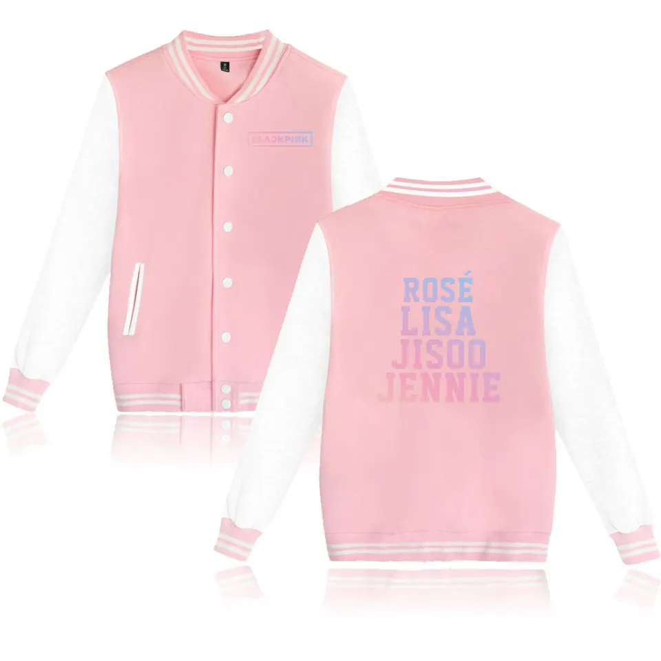 2019 New BLACK PINK sala hot Jacket Casual Winter Women K-pop Hip Hop Female Fans Baseball Clothes | Женская одежда