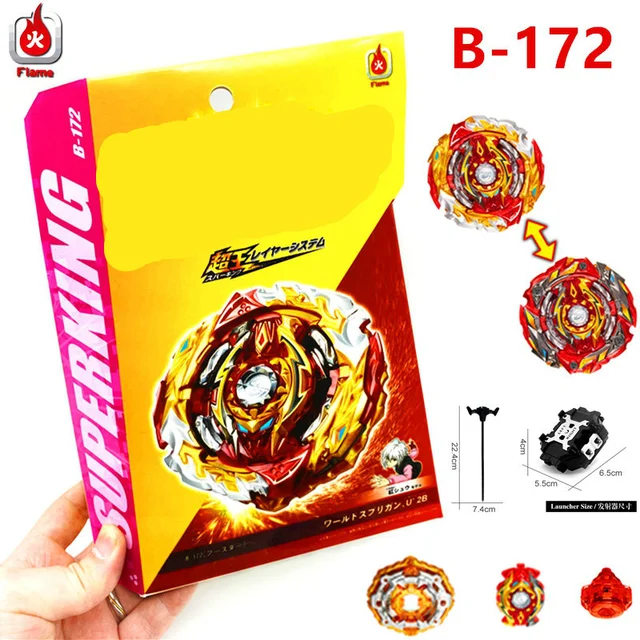 Solong4u SuperKing Booster B-172 World Spriggan B172 Spinning Top Toys for Children 2