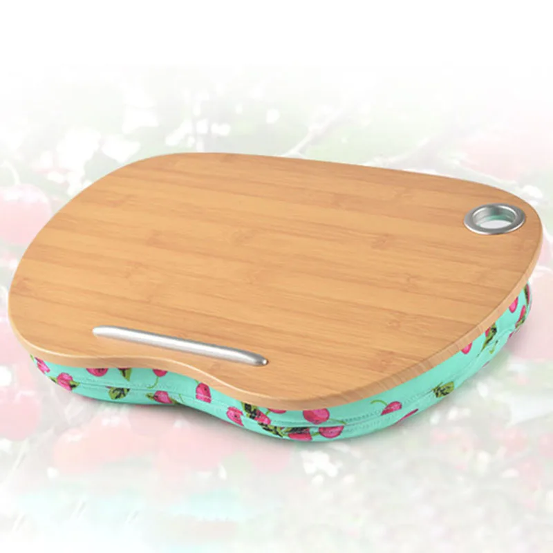 Laptop Table Multifunction Knee Lap Desk Lazy Tables Laptop Stand Holder for 14 Inch Computer Portable Office Home Nap Pillow