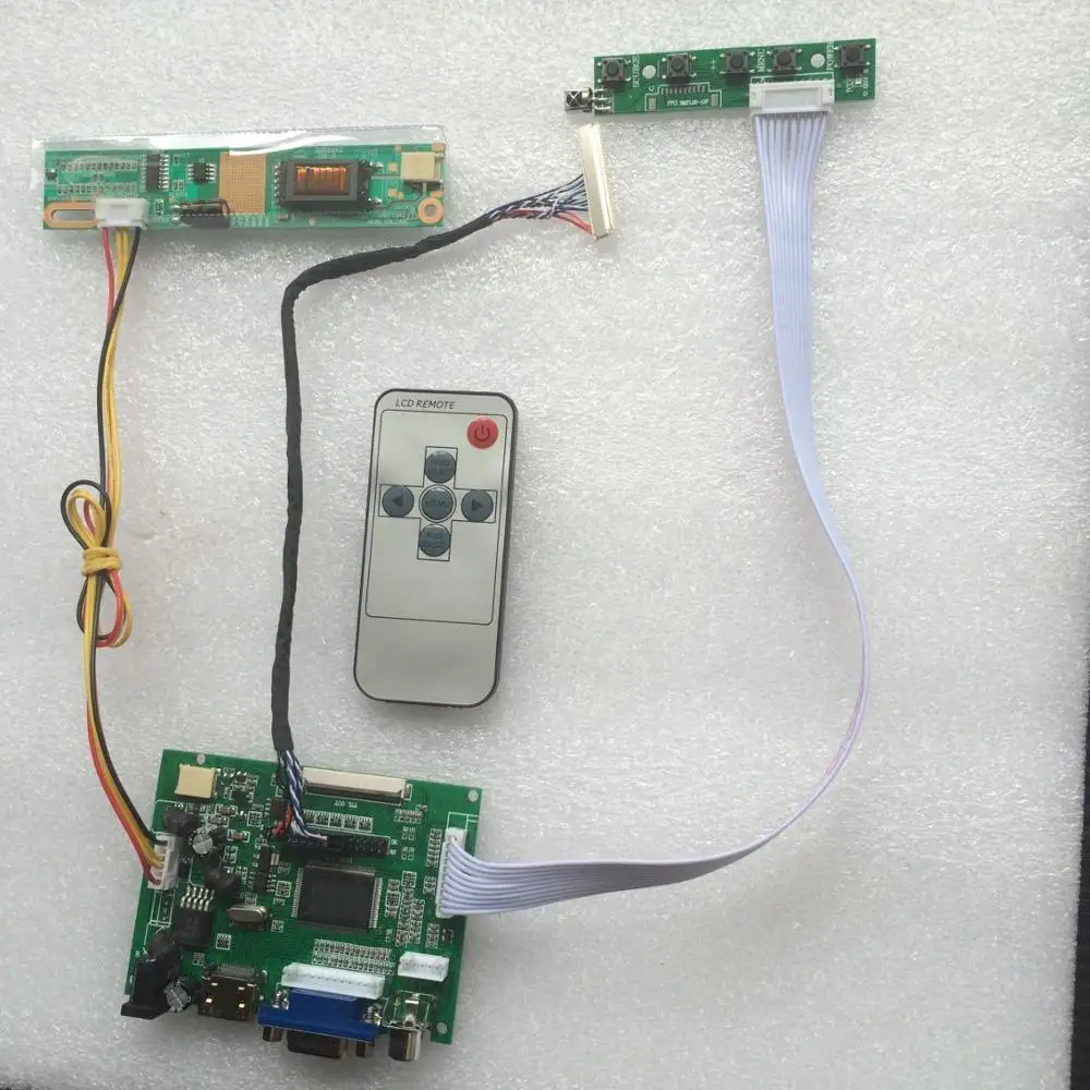 

Controller Board kit VGA 2AV LCD remote Work For 17inch HDMI 1440x900 B170PW03/LTN170WX series LCD Screen LED panel display