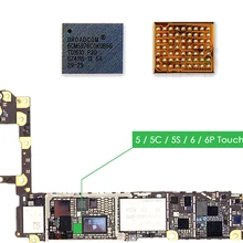 U2401 белый сенсорный дигитайзер IC BCM5976C1KUB6 чип для iPhone 6 и iPhone 6 Plus и iPhone 5 5C 5S