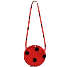 Новая женская сумка через плечо с чудесной божьей коровкой, повседневная сумка через плечо, сумки для сотового телефона с мультипликационным рисунком, подарок для девочек Новая женская сумка через плечо с чудесной божьей коровкой, повседневная сумка через плечо, сумки для сотового телефона с мультипликационным рисунком, подарок для девочек