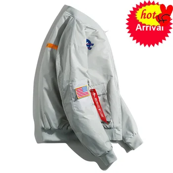 

Autumn Men's Spring Bomber Jackets Casual Male Outwear Windbreaker Stand Collar Jacket Mens Baseball Slim Coats 4XL Large size