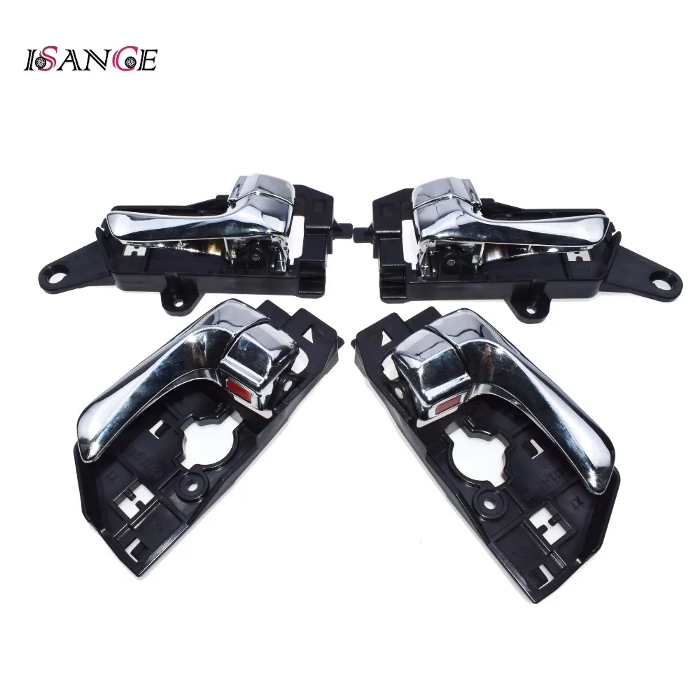 ISANCE внутренняя ручка двери Передняя Задняя Левая Правая набор для Hyundai Sonata 2009 2010