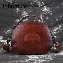 Новинка года. Женские сумки и сумки через плечо из натуральной кожи ручной работы в стиле ретро. Модные сумки через плечо из воловьей кожи