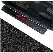 Carbon Fiber Vinyl Sticker Car Door Sill Protector Sticker For MAZDA MX5