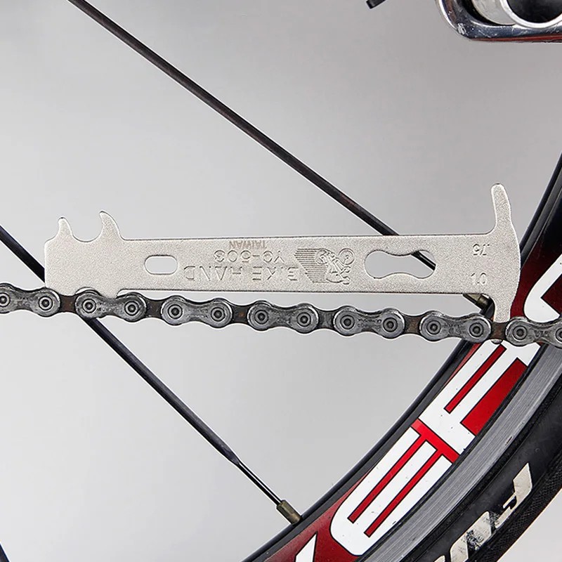 BIKEHAND Инструменты для ремонта велосипедная цепь индикаторы износа цепь Checker велосипед Велоспорт Мультифункциональный велосипедный Ремонт Инструменты
