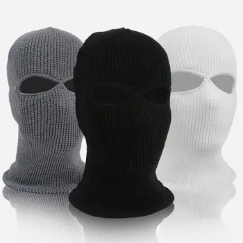 

Chic Thermal Knitted Balaclava Hat Hood Ski Bike Wind Stopper Face Mask Men Neck Warmer Winter Fleece Motor Neck Helmet Cap