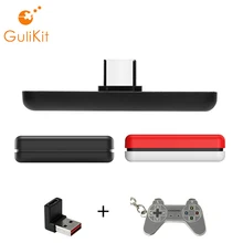 GuliKit NS07 Wireless Bluetooth Audio Type C USB Transmitter Adapter Transceiver Low Latency for Switch Switch Lite PS4 PS5 PC