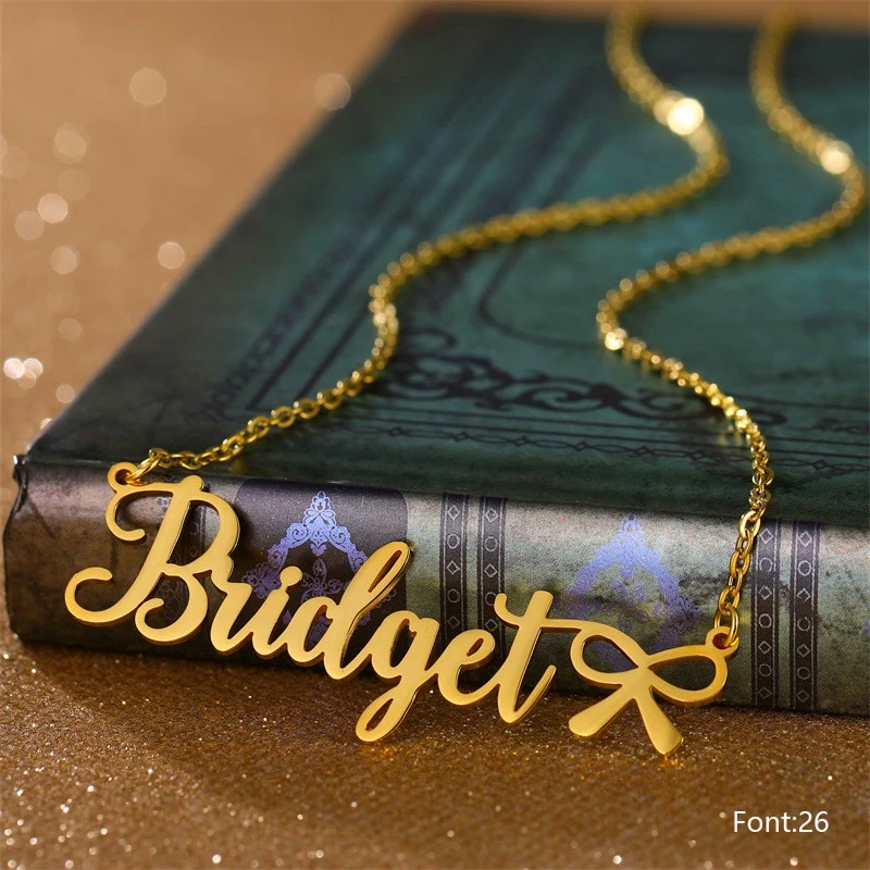 Custom Name Necklace Stainless Steel 
