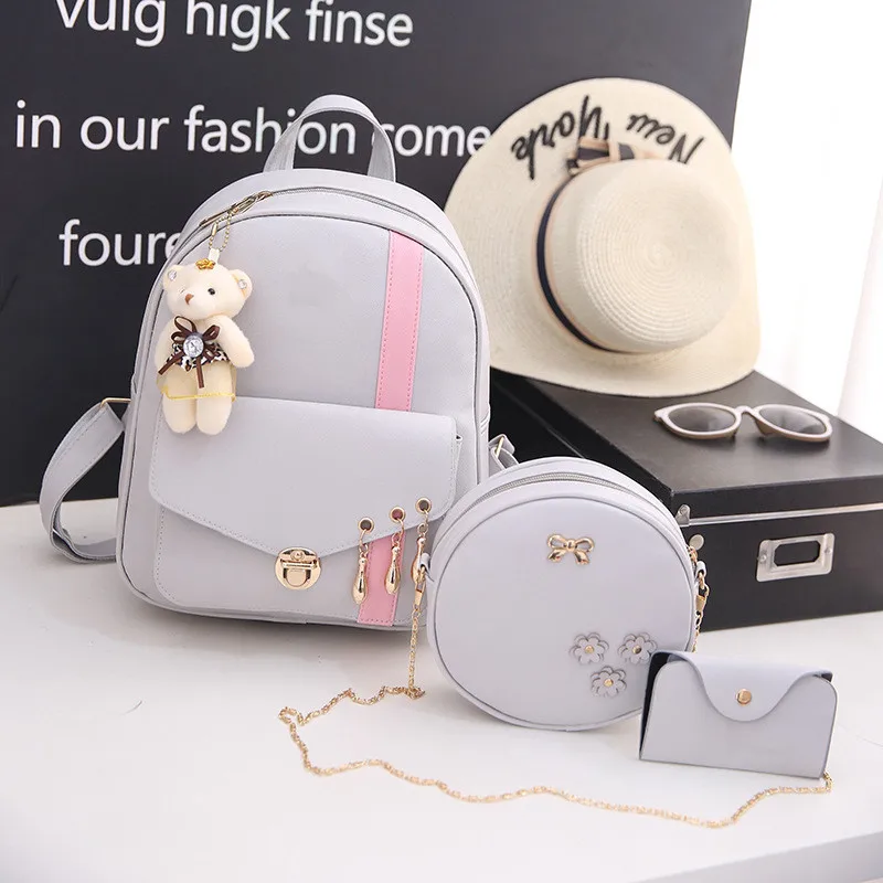 most stylish backpacks 2022 New Fashion Women's PU Student Fashion Child Mother Backpack cool backpacks accessories	