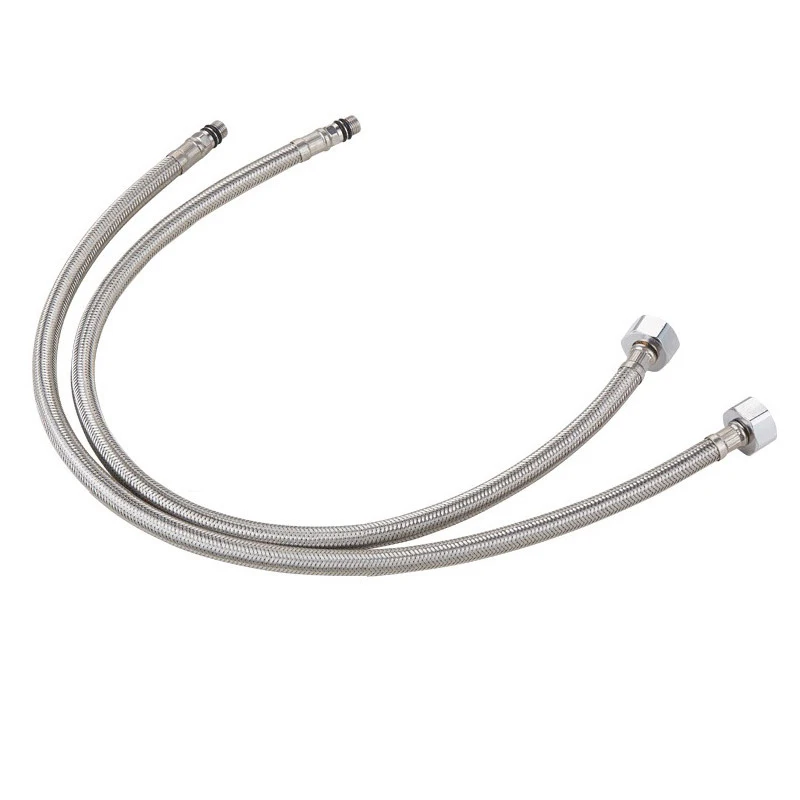 

Hot Cold Water Pipes Plumbing Hoses 60cm 80cm 304 Stainless Steel Hose For Kitchen Taps Faucets Pipe Pack Of 2 PCS